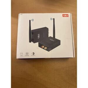 1Mii 2.4Ghz 320ft Range Wireless Audio Transmitter Receiver TV Home Car Stereo